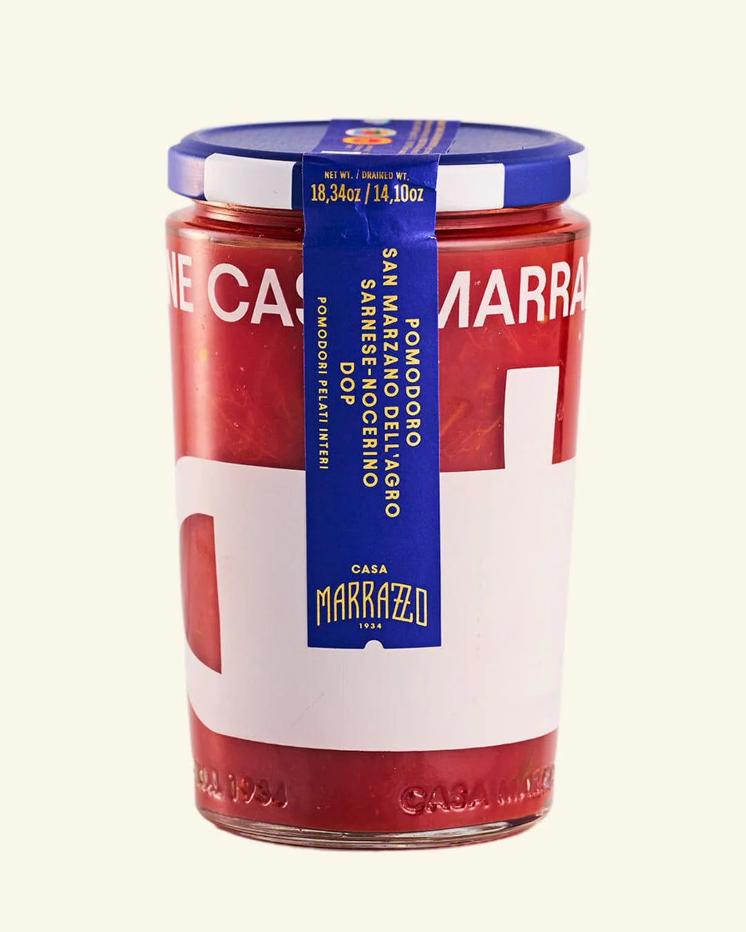 Casa Marazzo - DOP San Marzano Tomatoes w/ Basil - 500 g | The