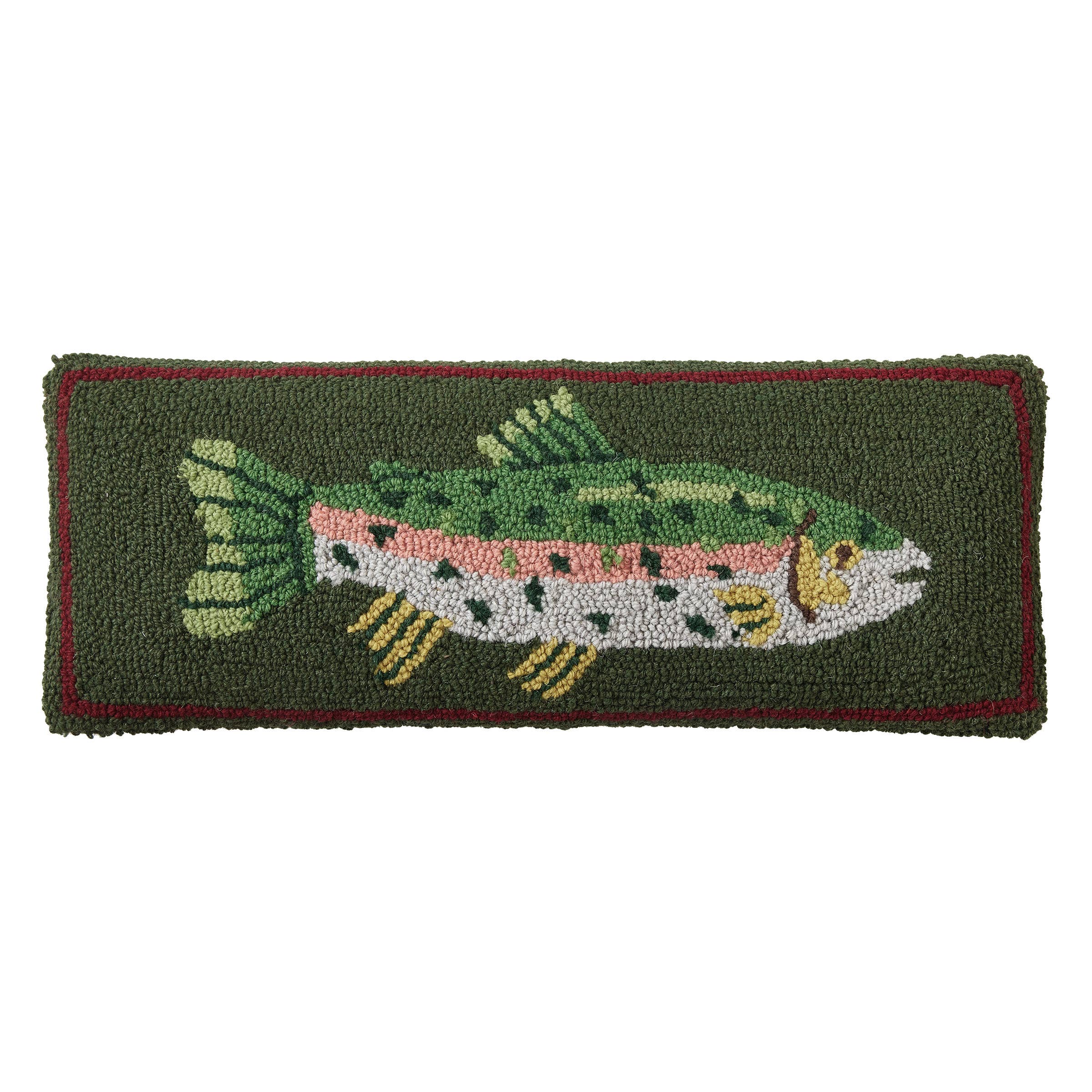 Camp Wandawega Trout Hook Pillow - Thumbnail 2